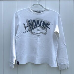 Boys Hawk waffle knit shirt size XL 18/20
